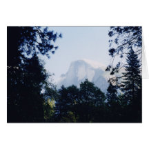 Demi de dôme, parc national de Yosemite Carte De Vœux