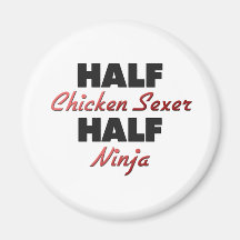 Demi de poulet Sexer demi de Ninja Magnets