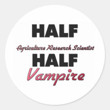 Demi de vampire de demi d'agriculture de scientifi autocollants
