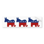 Demican Republicrat bumper stickers