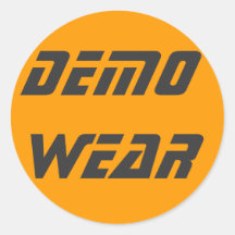 DEMO WEAR STICKER
