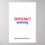 Democracy Evolving posters