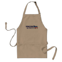 Democrat and Proud Apron