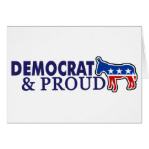 Democrat and Proud Cards