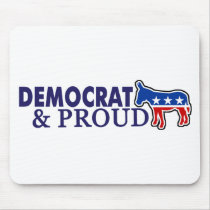 Democrat and Proud Mouse Mats