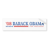 Democrat  Barack Obama 2008 Bumper Sticker
