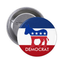 Democrat Button
