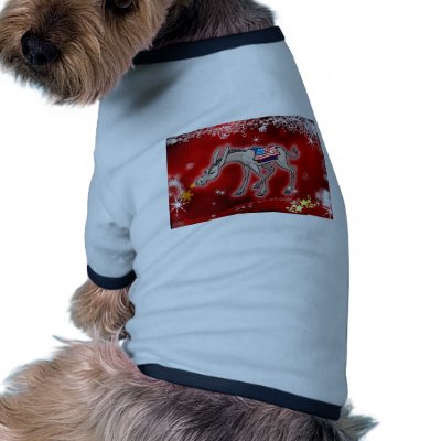 Democrat Christmas Doggie T-shirt by christmas__gifts