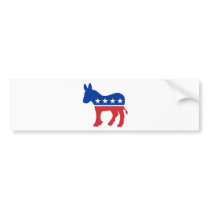 Democrat Donkey Bumper Sticker