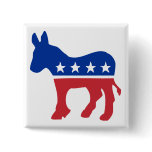 Democrat Donkey buttons