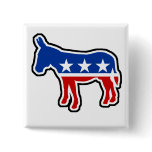 Democrat Donkey Buttons
