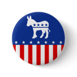 Democrat Donkey Button