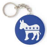 Democrat Donkey Keychain