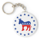 Democrat Donkey Keychain