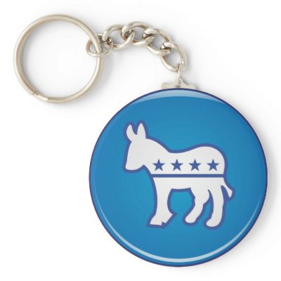 Democrat Donkey Keychain by vitalfinds