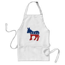 Democrat Donkey Logo Aprons