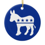 Democrat Donkey Ornament