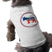Democrat donkey pet clothing