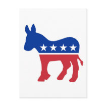 Democrat Donkey Postcards