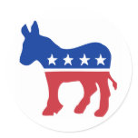 Democrat Donkey stickers