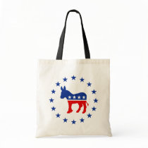 Democrat Donkey Tote Bag