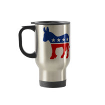 Democrat Donkey Travel Mug