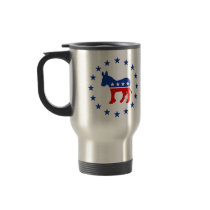 Democrat Donkey Travel Mug