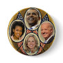 Democrat Family Quadragate 3-Inch Button