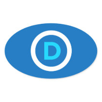 Democrat Logo Stickers