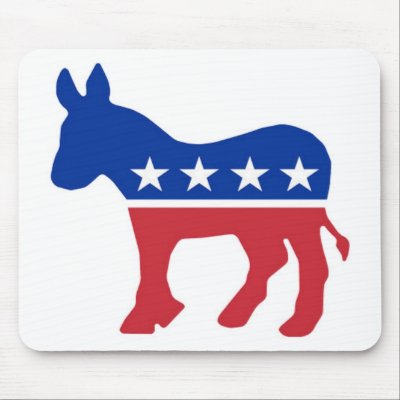 Democrat Mouse Pad by kinggraphx