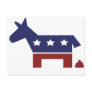 Democrat Poop Postcard