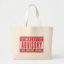 Democratic Advisory Red Content Inside - Red Bags
