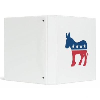 Democratic Donkey Binder by VectorGraphics