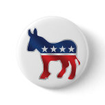 Democratic Donkey Button