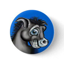 Democratic Donkey Button