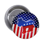 Democratic Donkey Buttons