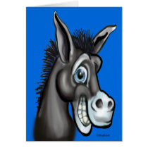 Democratic Donkey Greeting Card