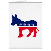 Democratic Donkey Card