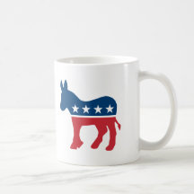 Democratic Donkey Coffee Mugs