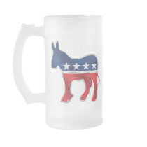 Democratic Donkey Glass Mug