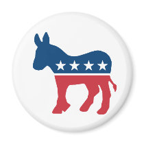 Democratic Donkey Fridge Magnet