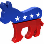 Democratic Donkey Photo Cut Outs