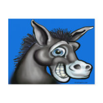 Democratic Donkey Postcard