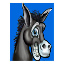 Democratic Donkey Postcards