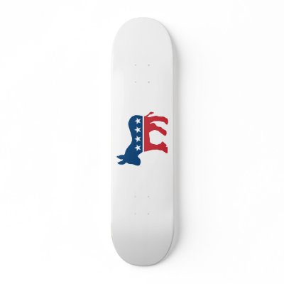 Democratic Donkey Skateboard by VectorGraphics