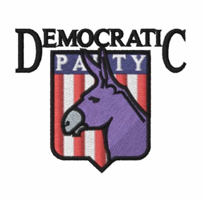 DEMOCRATIC EMBROIDERED POLO SHIRT by islandviewembpics