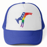 Democratic Gay Pride Donkey Trucker Hats