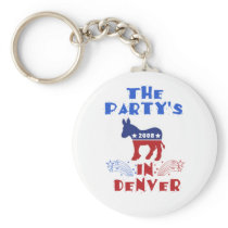 Democratic National Convention 2008 Denver Colorad Keychain