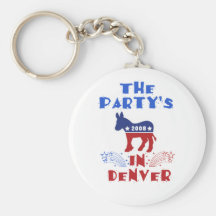 Democratic National Convention 2008 Denver Colorad Keychain