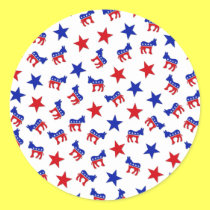 Democratic Party Collage stickers